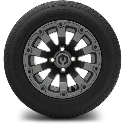 MODZ® 12" Bomber Matte Gunmetal Wheels & Street Tires Combo