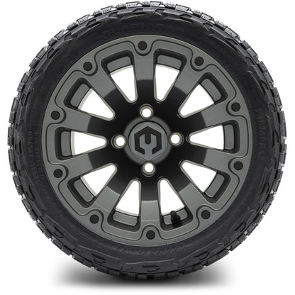 MODZ® 12" Bomber Matte Gunmetal Wheels & Off-Road Tires Combo