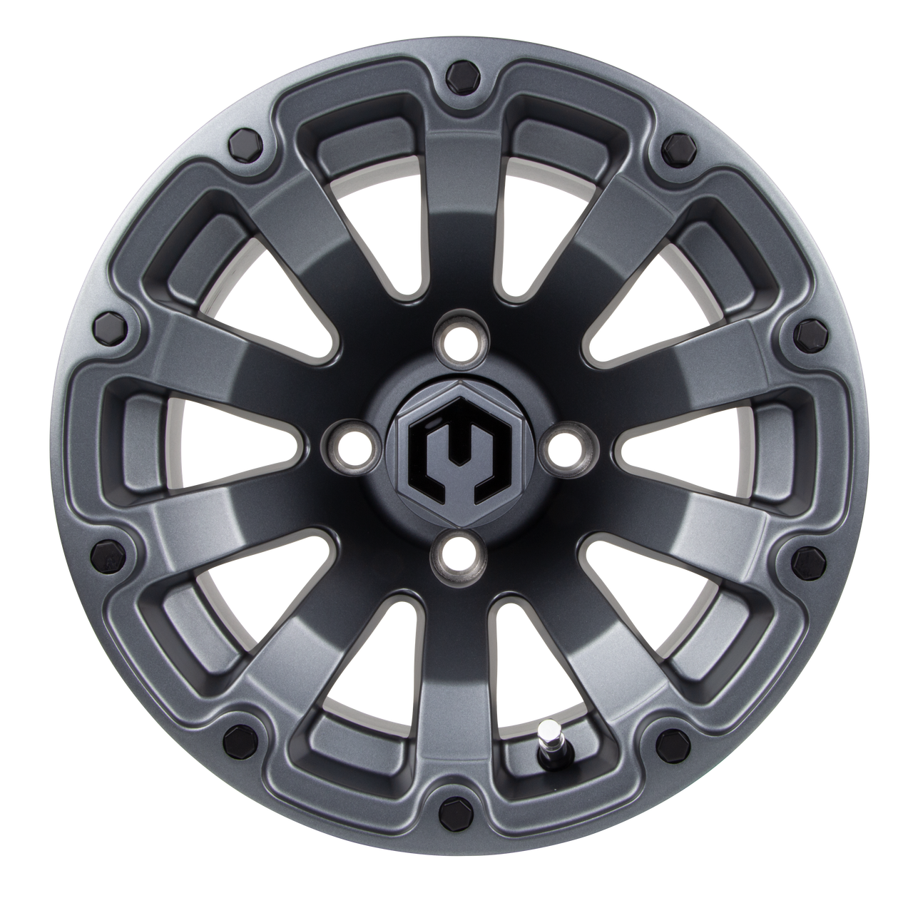 MODZ® Bomber Matte Gunmetal 14" Golf Cart Wheel