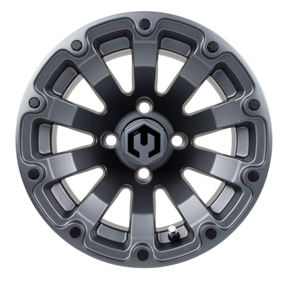 MODZ® Bomber Matte Gunmetal 14" Golf Cart Wheel