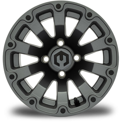 MODZ® Bomber Matte Gunmetal 12" Golf Cart Wheel