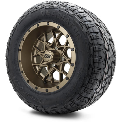 MODZ® 12" Vortex Matte Bronze Wheels & Off-Road Tires Combo