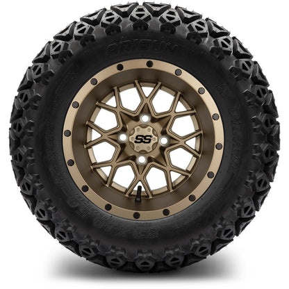 MODZ® 12" Vortex Matte Bronze Wheels & Off-Road Tires Combo