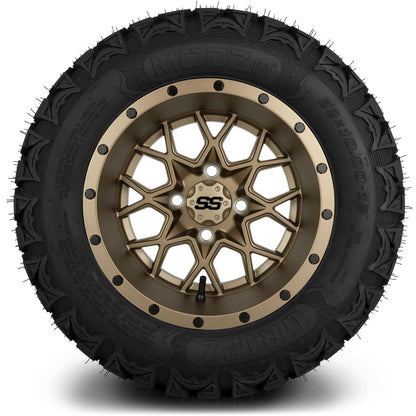 MODZ® 12" Vortex Matte Bronze Wheels & Off-Road Tires Combo