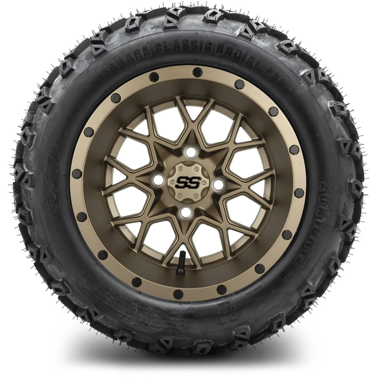 MODZ® 12" Vortex Matte Bronze Wheels & Off-Road Tires Combo