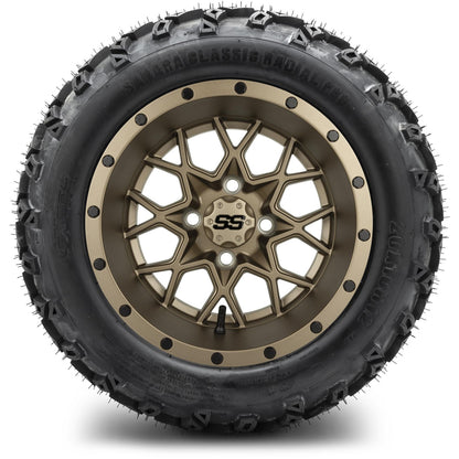 MODZ® 12" Vortex Matte Bronze Wheels & Off-Road Tires Combo
