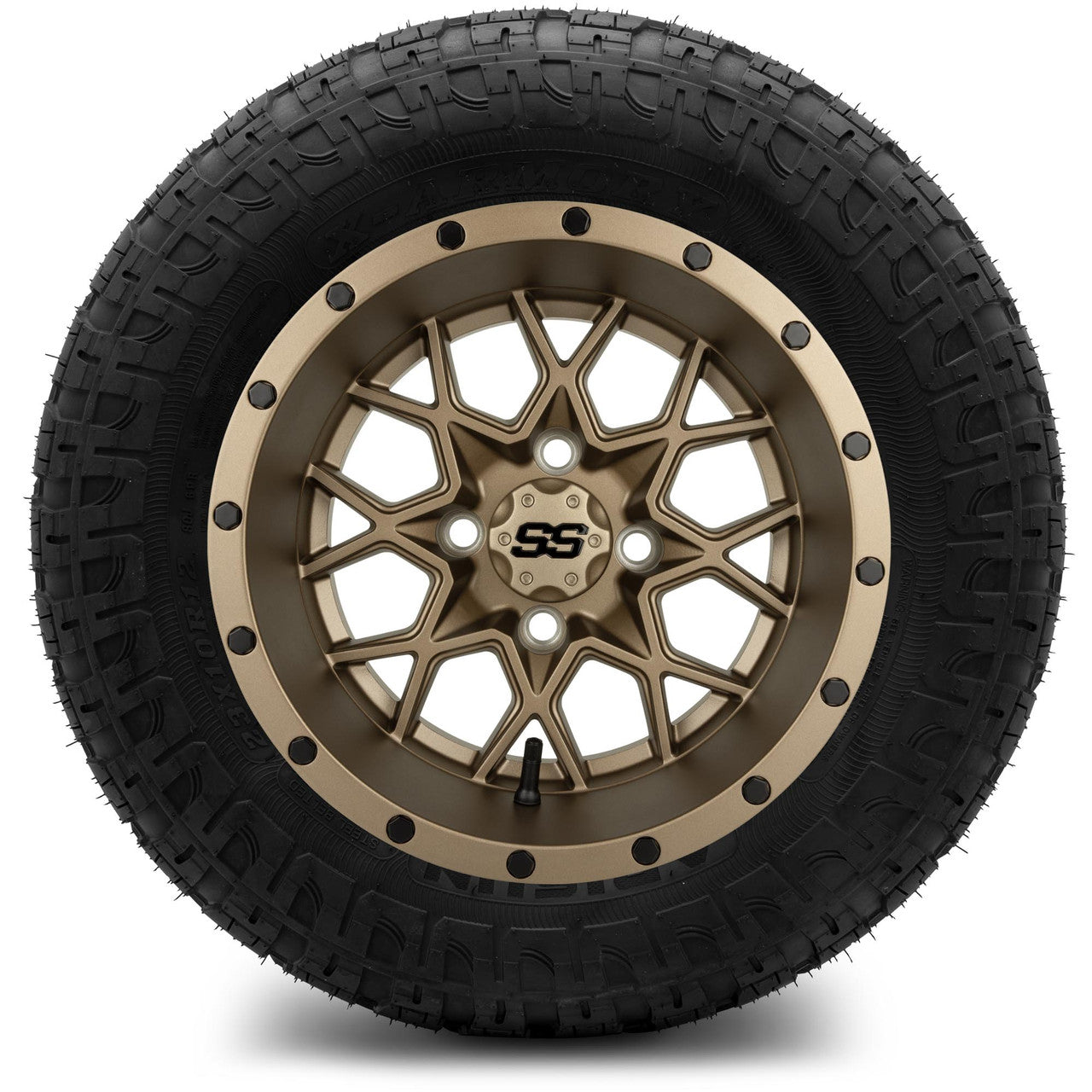 MODZ® 12" Vortex Matte Bronze Wheels & Off-Road Tires Combo