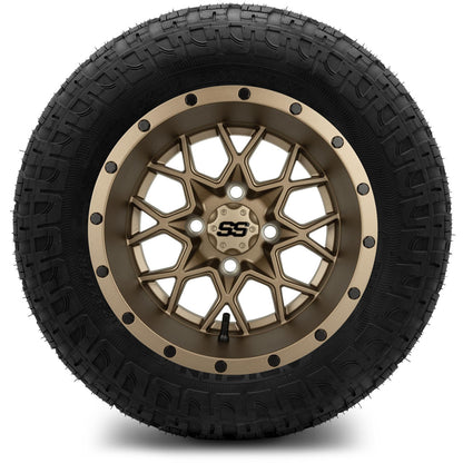MODZ® 12" Vortex Matte Bronze Wheels & Off-Road Tires Combo