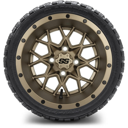 MODZ® 12" Vortex Matte Bronze Wheels & Off-Road Tires Combo