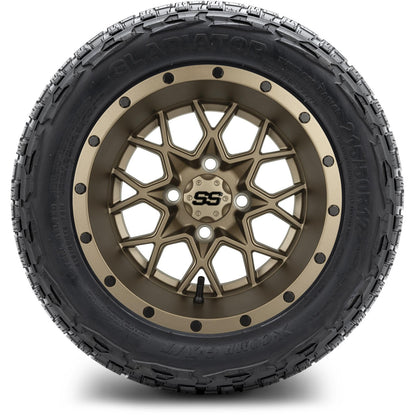 MODZ® 12" Vortex Matte Bronze Wheels & Off-Road Tires Combo