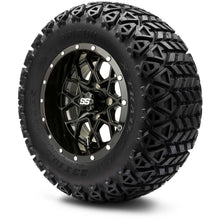 MODZ® 12" Vortex Glossy Black Wheels & Off-Road Tires Combo