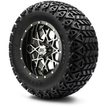 MODZ® 12" Vortex Machined Black Wheels & Off-Road Tires Combo