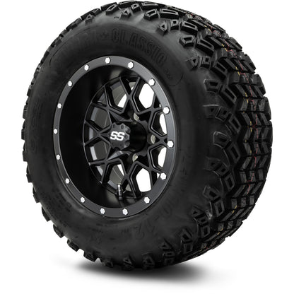 MODZ® 12" Vortex Matte Black Wheels & Off-Road Tires Combo