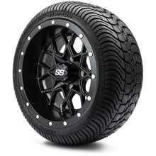 MODZ® 12" Vortex Matte Black Wheels & Street Tires Combo