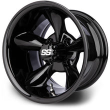 MODZ® Godfather Glossy Black 12" Golf Cart Wheel