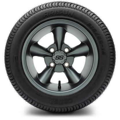 MODZ® 12" Godfather Gunmetal Wheels & Street Tires Combo