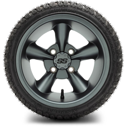 MODZ® 12" Godfather Gunmetal Wheels & Street Tires Combo