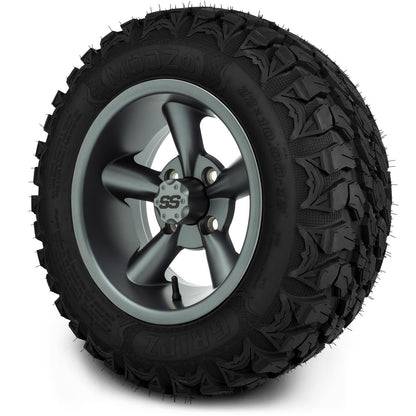 MODZ® 12" Godfather Gunmetal Wheels & Off-Road Tires Combo