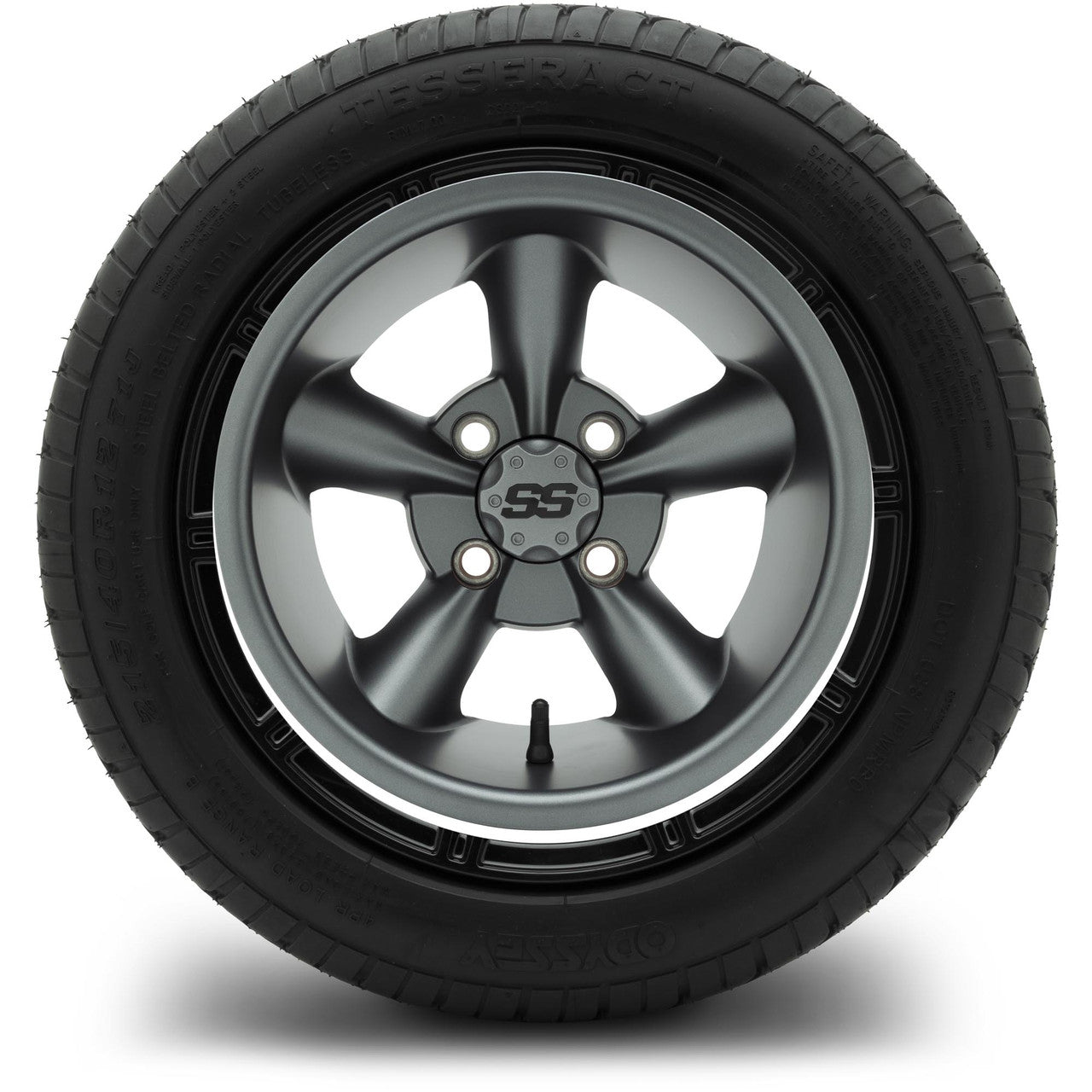 MODZ® 12" Godfather Gunmetal Wheels & Street Tires Combo