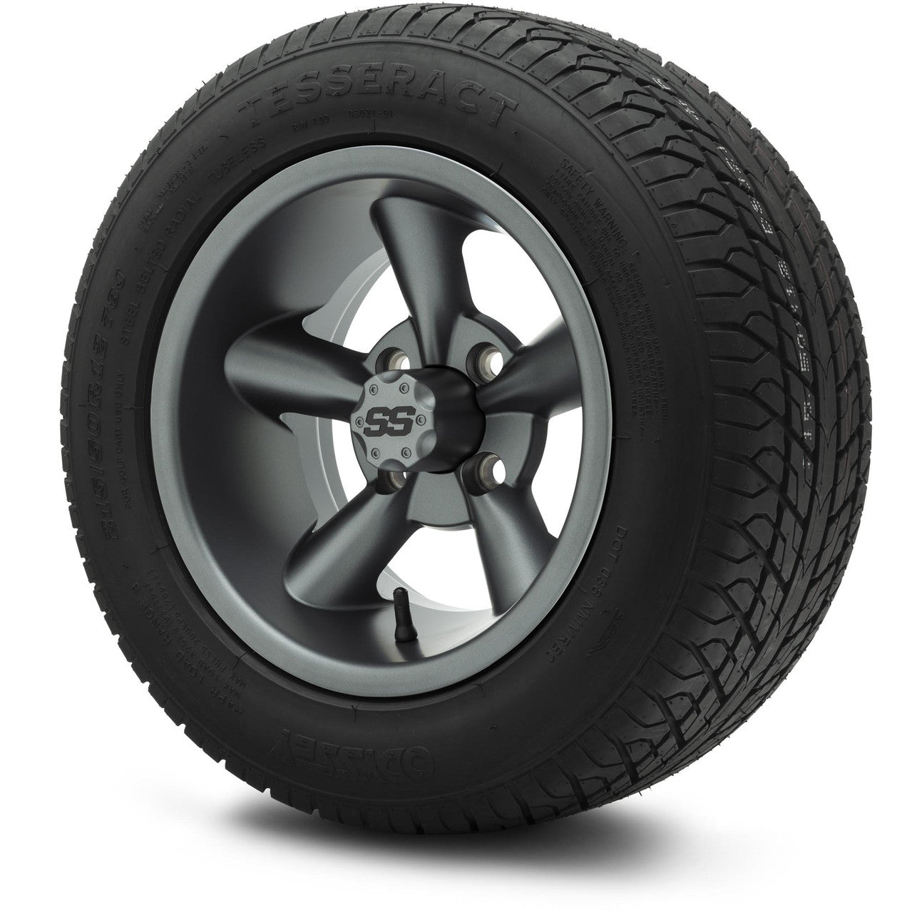 MODZ® 12" Godfather Gunmetal Wheels & Street Tires Combo