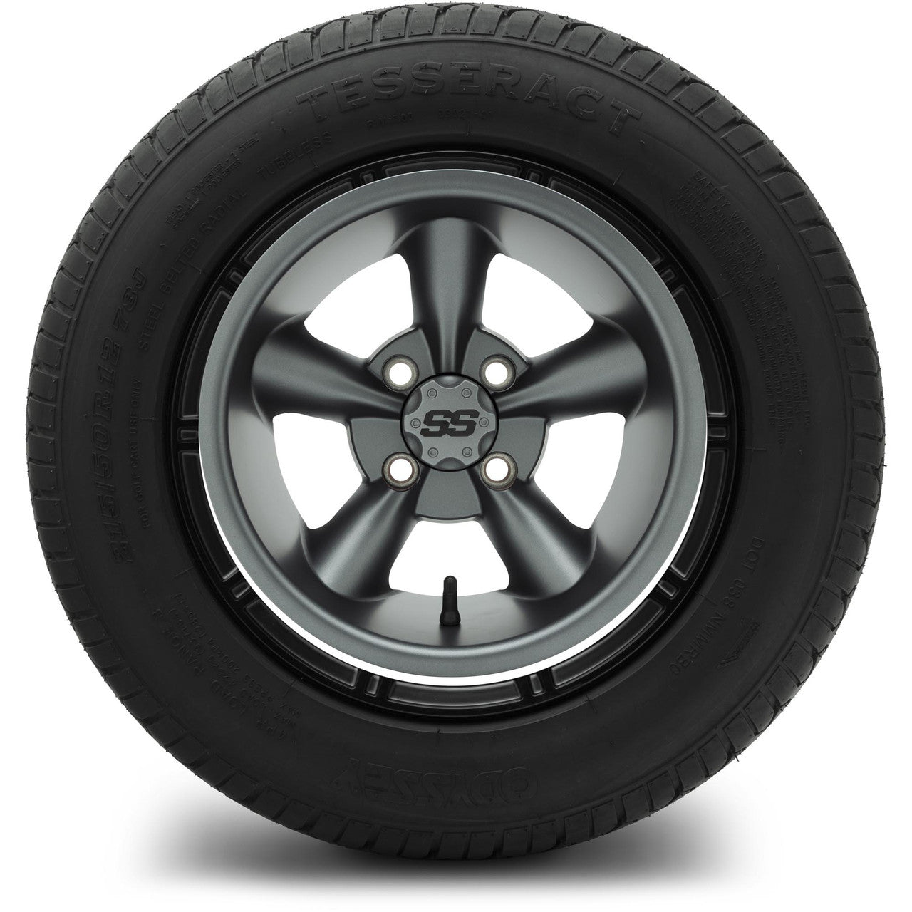 MODZ® 12" Godfather Gunmetal Wheels & Street Tires Combo