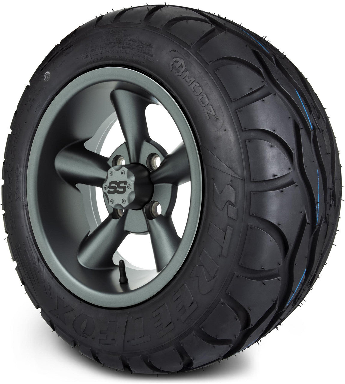 MODZ® 12" Godfather Gunmetal Wheels & Street Tires Combo