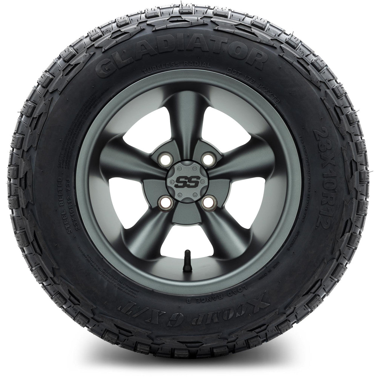 MODZ® 12" Godfather Gunmetal Wheels & Off-Road Tires Combo