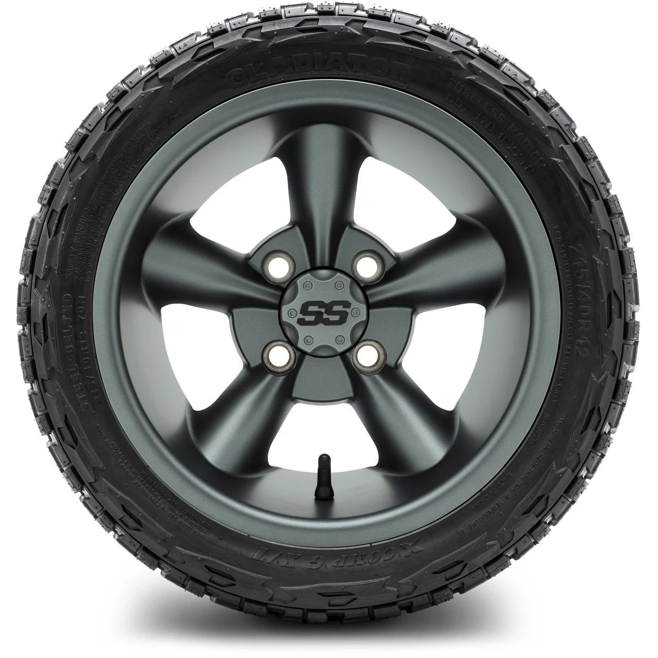 MODZ® 12" Godfather Gunmetal Wheels & Off-Road Tires Combo