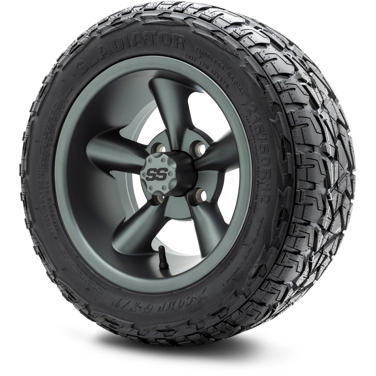 MODZ® 12" Godfather Gunmetal Wheels & Off-Road Tires Combo