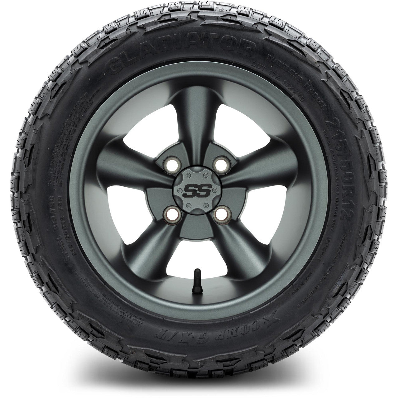 MODZ® 12" Godfather Gunmetal Wheels & Off-Road Tires Combo