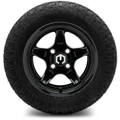 MODZ® 12" Drift Glossy Black Wheels & Off-Road Tires Combo