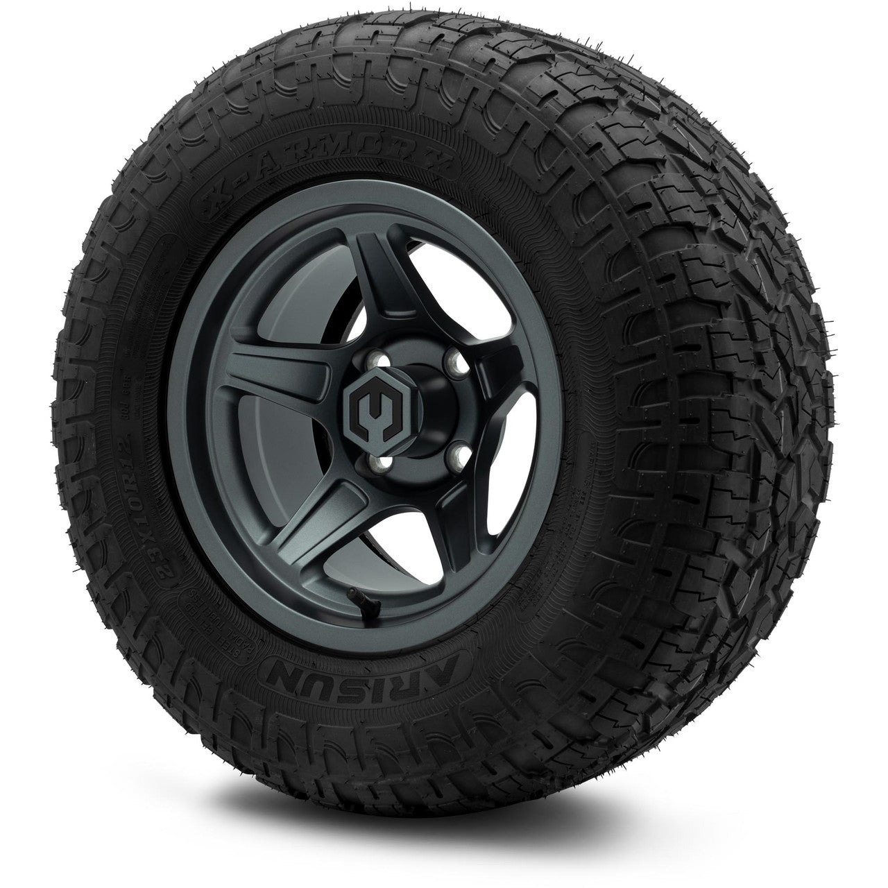 MODZ® 12" Drift Gunmetal Wheels & Off-Road Tires Combo