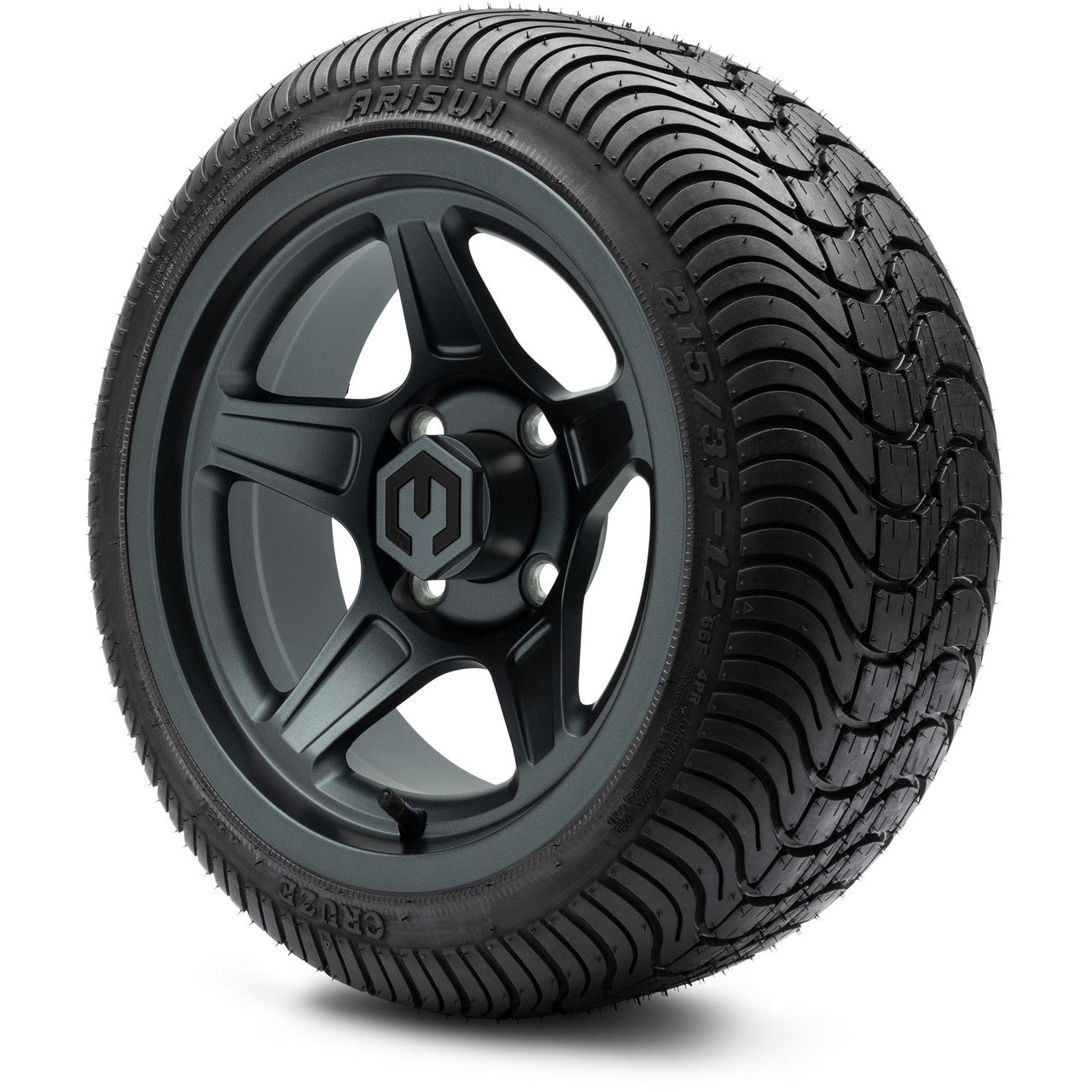 MODZ® 12" Drift Gunmetal Wheels & Street Tires Combo