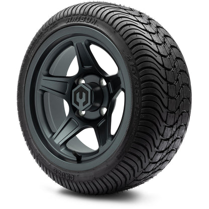 MODZ® 12" Drift Gunmetal Wheels & Street Tires Combo