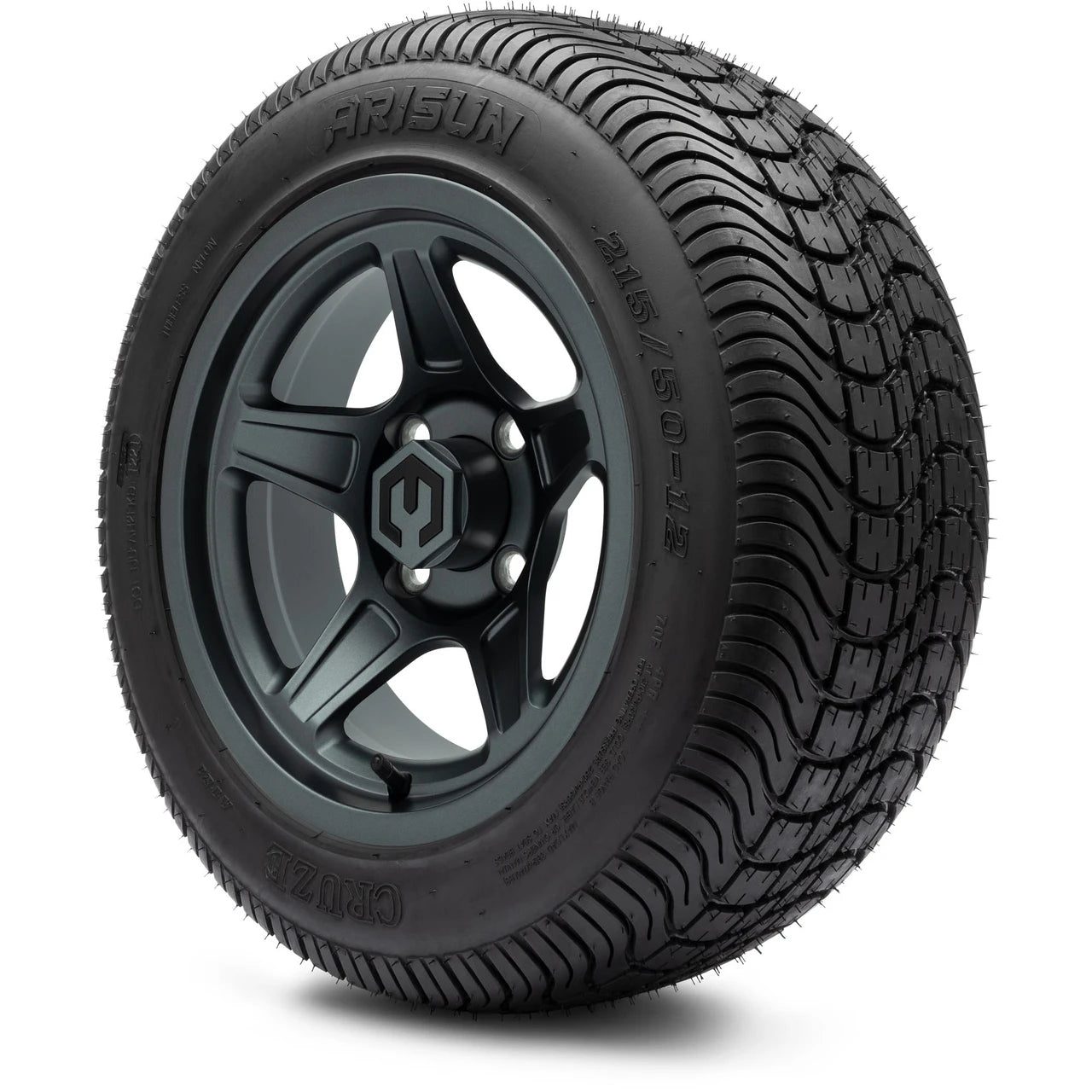 MODZ® 12" Drift Gunmetal Wheels & Street Tires Combo