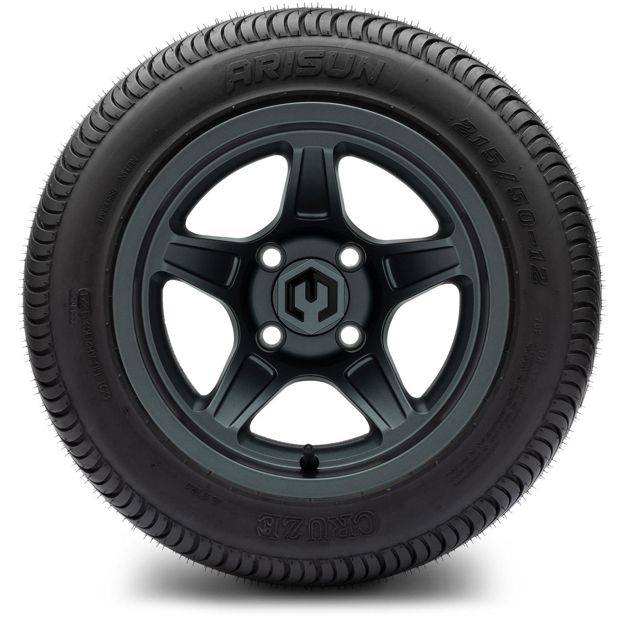 MODZ® 12" Drift Gunmetal Wheels & Street Tires Combo