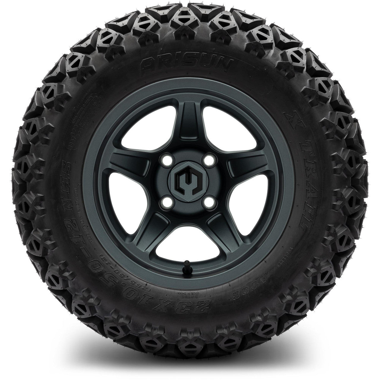 MODZ® 12" Drift Gunmetal Wheels & Off-Road Tires Combo