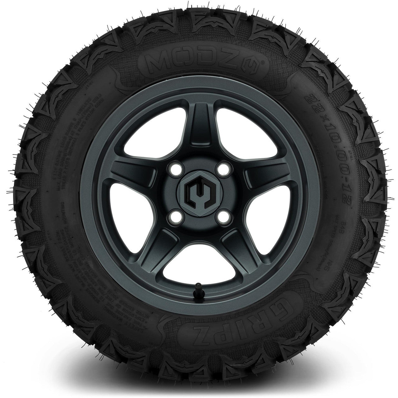 MODZ® 12" Drift Gunmetal Wheels & Off-Road Tires Combo