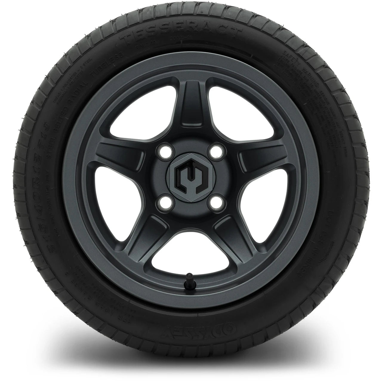MODZ® 12" Drift Gunmetal Wheels & Street Tires Combo