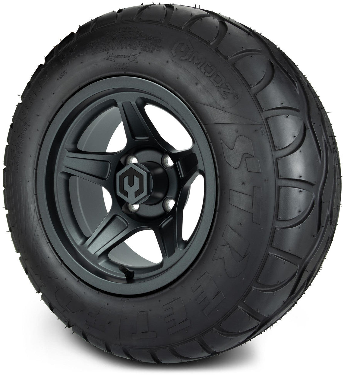 MODZ® 12" Drift Gunmetal Wheels & Street Tires Combo