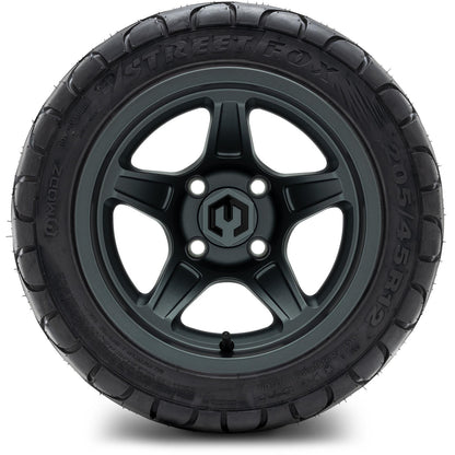 MODZ® 12" Drift Gunmetal Wheels & Street Tires Combo