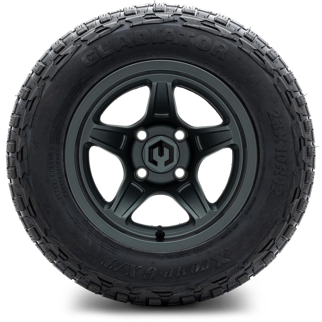 MODZ® 12" Drift Gunmetal Wheels & Off-Road Tires Combo