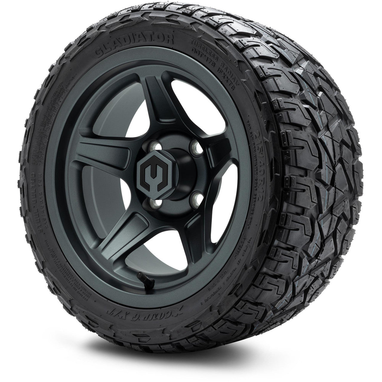 MODZ® 12" Drift Gunmetal Wheels & Off-Road Tires Combo