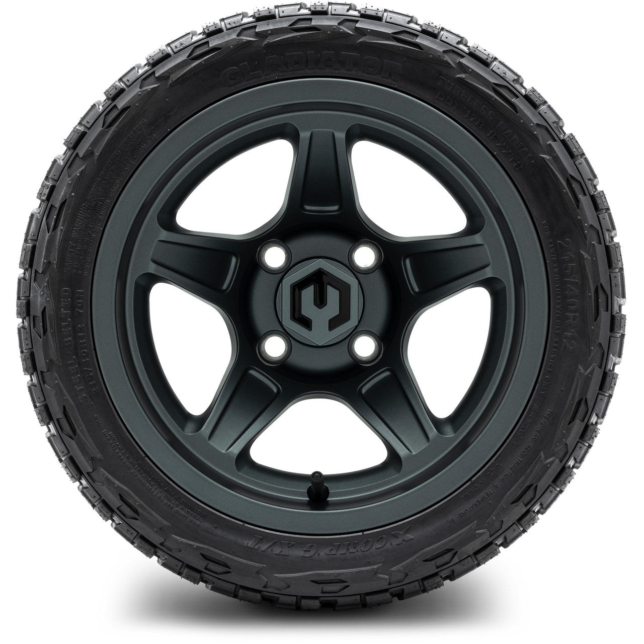 MODZ® 12" Drift Gunmetal Wheels & Off-Road Tires Combo
