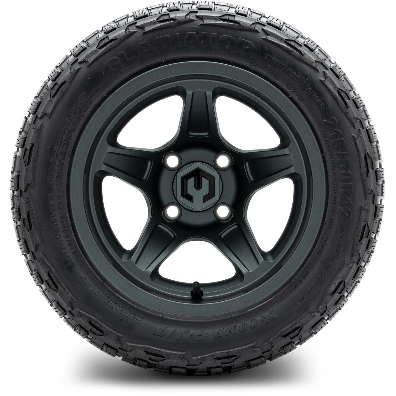 MODZ® 12" Drift Gunmetal Wheels & Off-Road Tires Combo