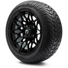 MODZ® 12" Galaxy Glossy Black Wheels & Street Tires Combo