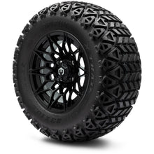 MODZ® 12" Galaxy Glossy Black Wheels & Off-Road Tires Combo