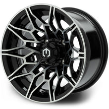 MODZ® Galaxy Machined Black 12" Golf Cart Wheel