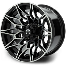 MODZ® Galaxy Machined Black 12" Golf Cart Wheel