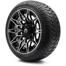 MODZ® 12" Galaxy Machined Black Wheels & Street Tires Combo